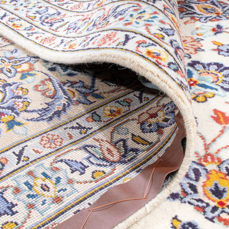 Perserteppich - Keshan quadratisch  - 415 x 395 cm - sand