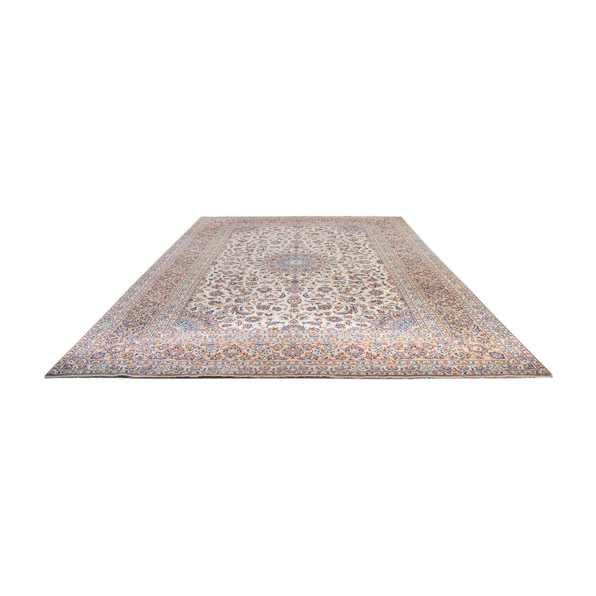 Perserteppich - Keshan quadratisch - 415 x 395 cm - sand