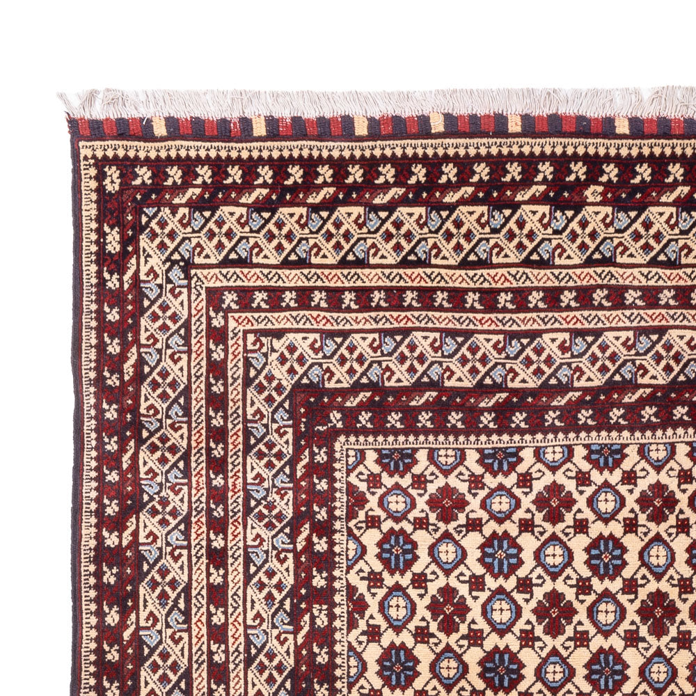 Afghan Teppich - 281 x 194 cm - hellbeige