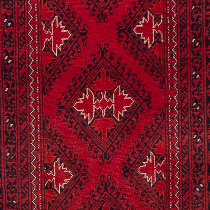 Läufer Afghan - 283 x 82 cm - rot
