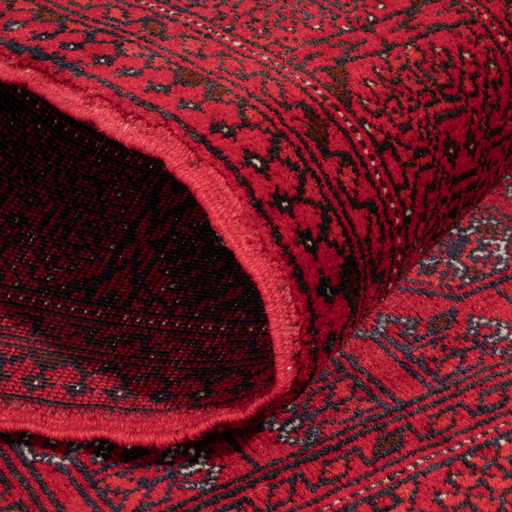 Afghan Teppich - Buchara - 122 x 70 cm - dunkelrot