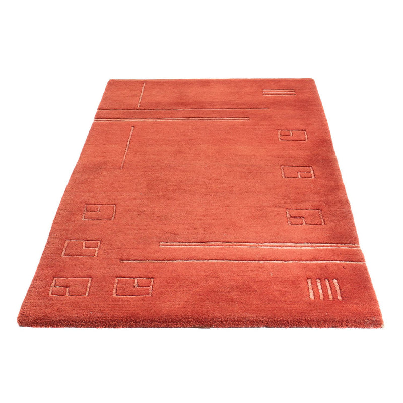 Nepal Teppich - 163 x 89 cm - rot