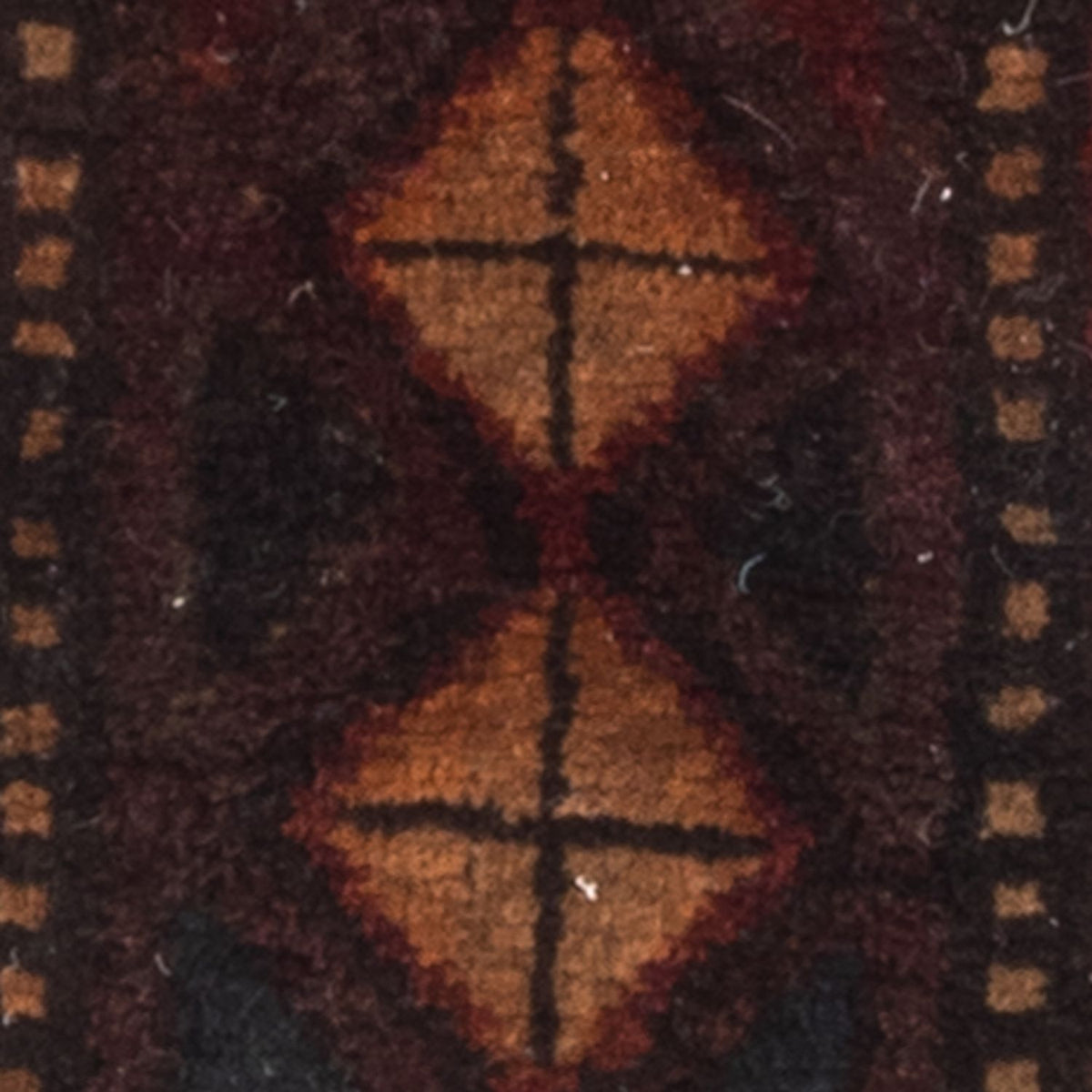 Belutsch Teppich - 68 x 24 cm - braun