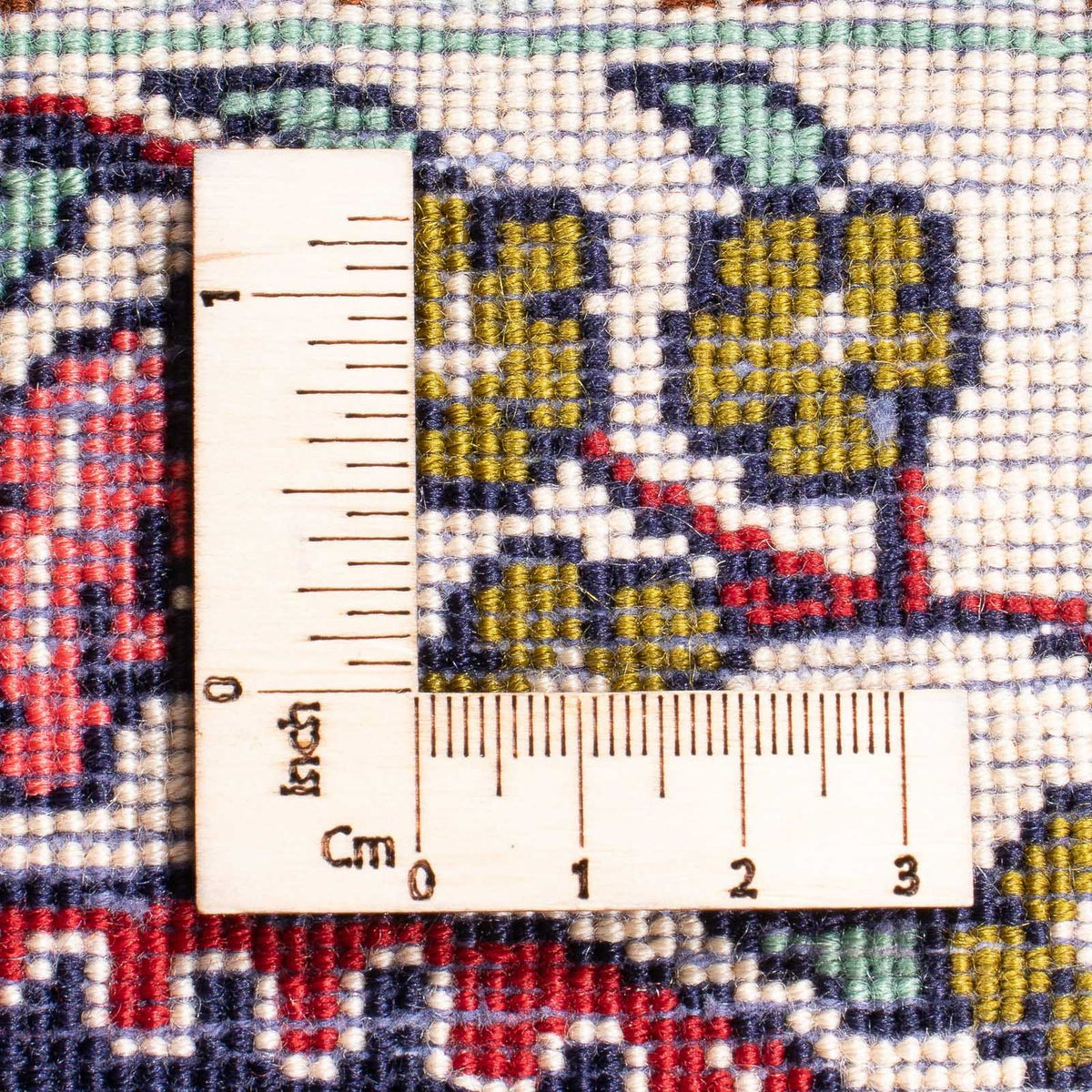 Perserteppich - Täbriz - Royal - 96 x 76 cm - dunkelblau