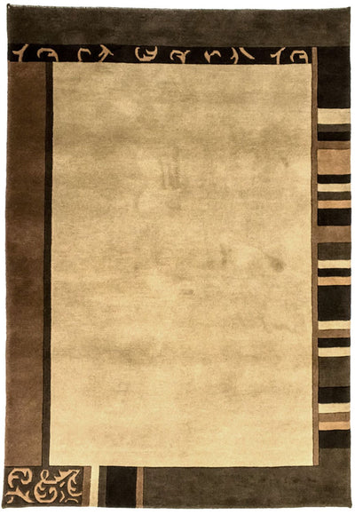 Nepal Teppich 144x198cm - Wollteppich