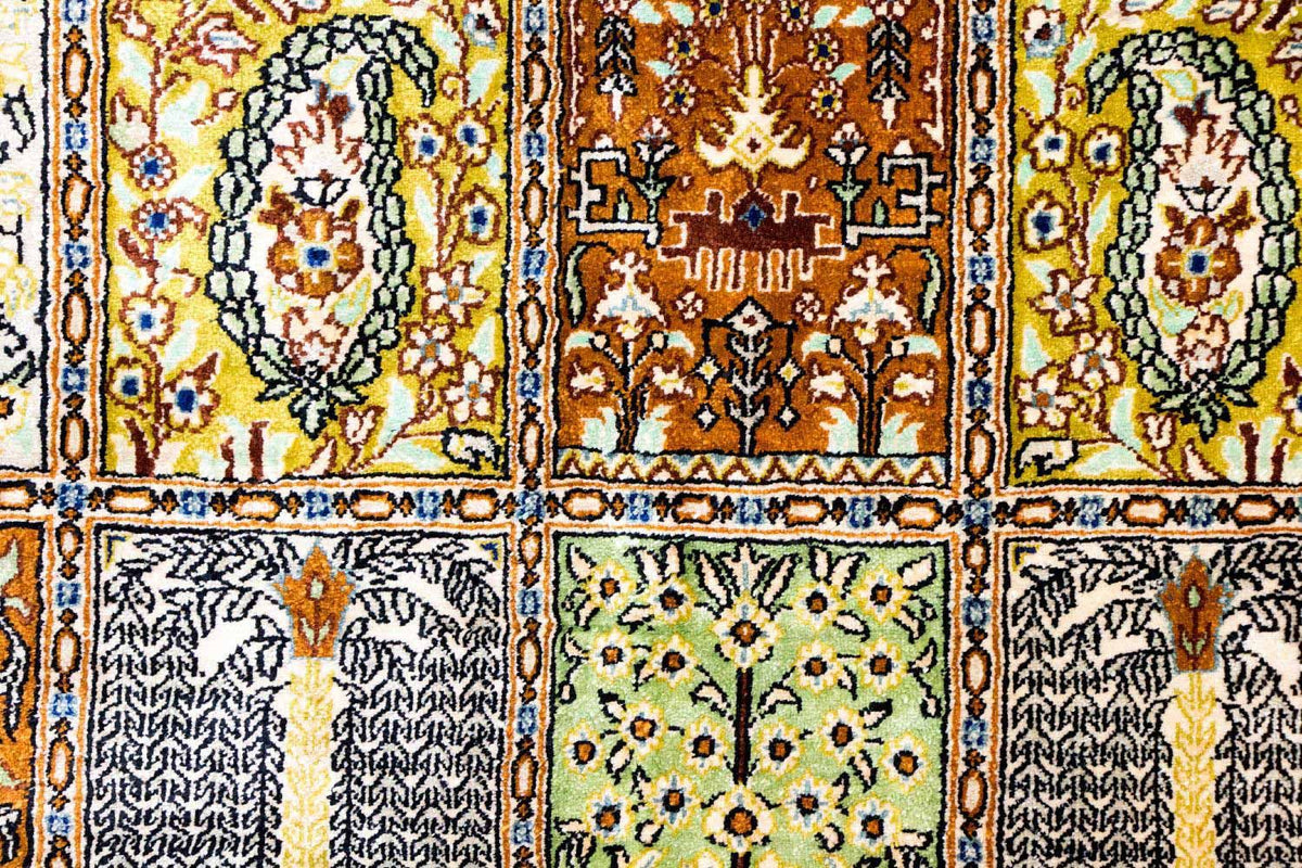 Seidenteppich - Ghom Seide - Premium 152 x 101 cm Teppichbrücke