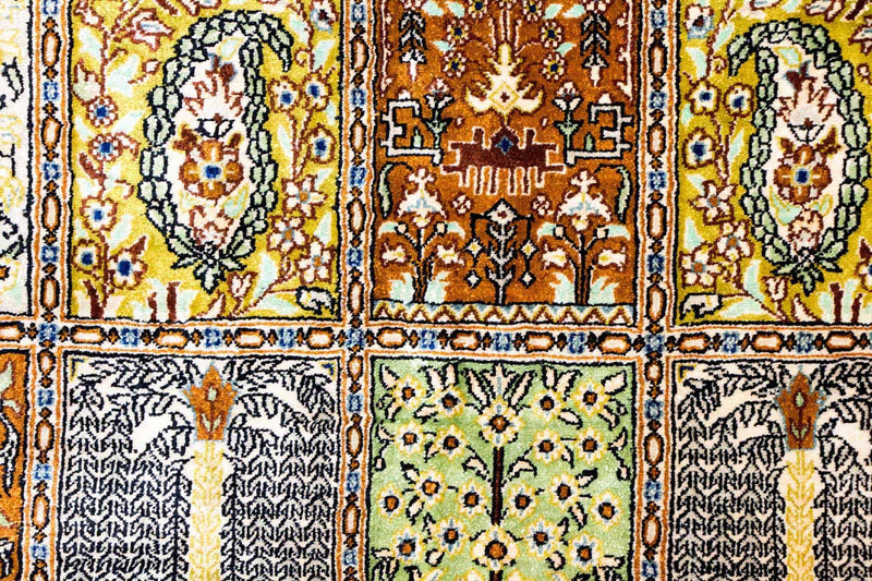 Seidenteppich - Ghom Seide - Premium 152 x 101 cm Teppichbrücke