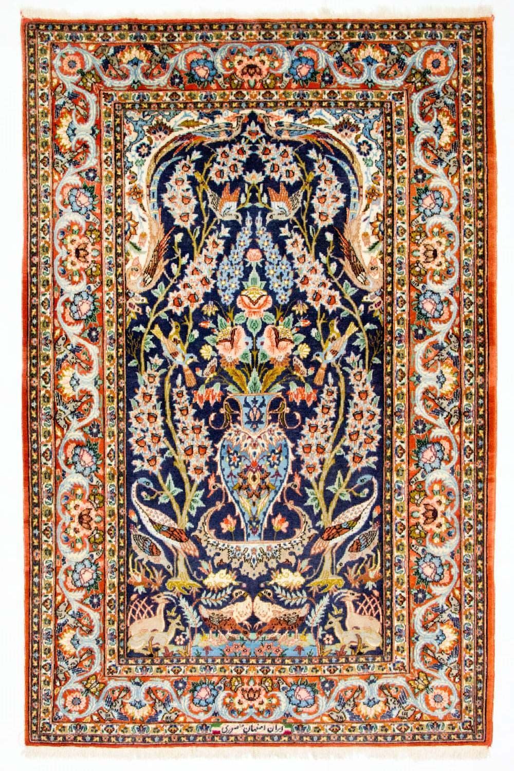 Perserteppich - Isfahan - Premium 160 x 106 cm Teppichbrücke