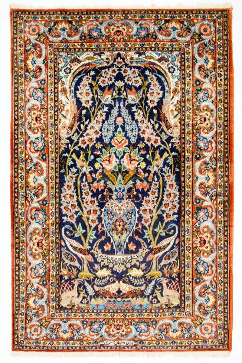 Perserteppich - Isfahan - Premium 160 x 106 cm Teppichbrücke