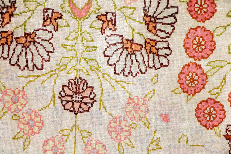 Seidenteppich - Hereke Seide - Premium 100 x 64 cm Fußmatte