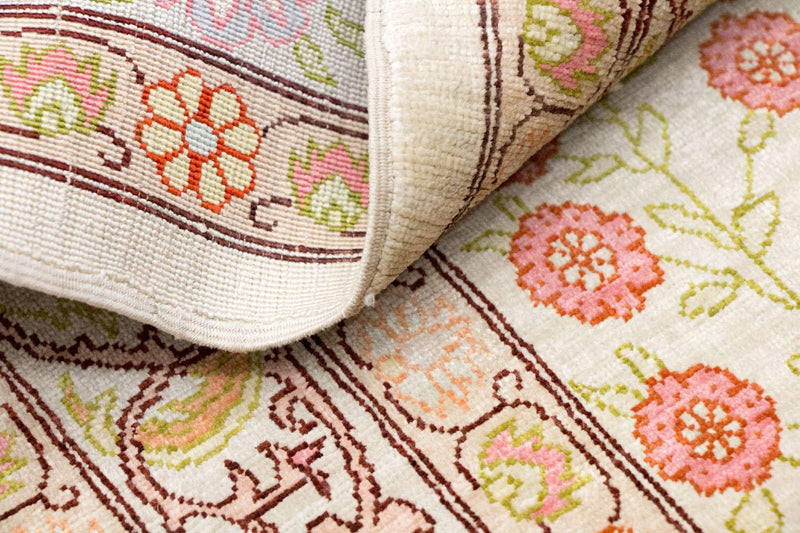 Seidenteppich - Hereke Seide - Premium 100 x 64 cm Fußmatte