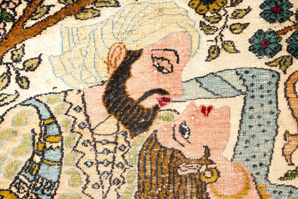 Seidenteppich - Kaschmir Seide 150 x 92 cm Teppichbrücke