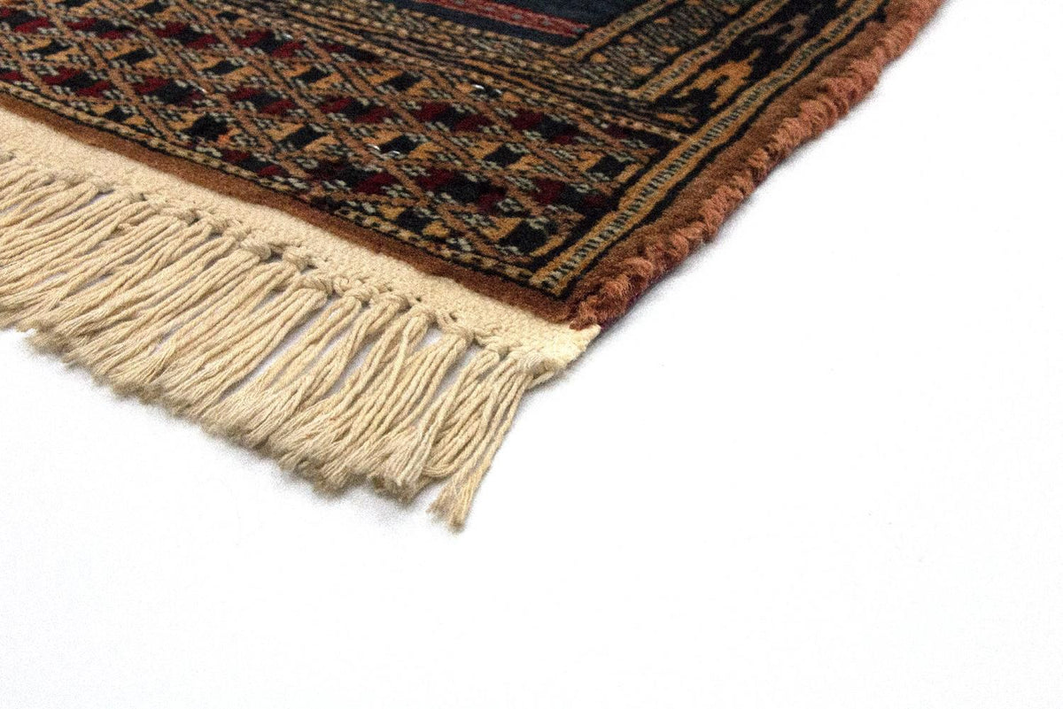 Afghan Teppich - Buchara 44 x 47 cm - blau