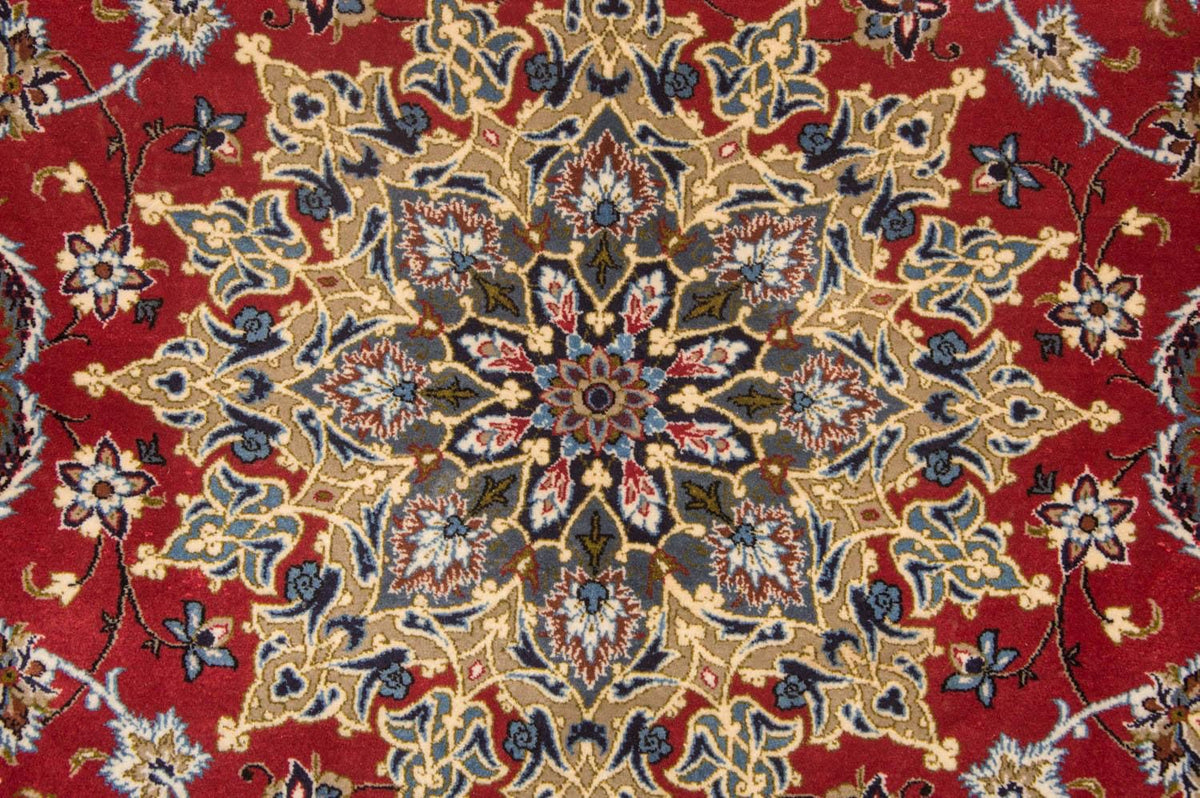 Perserteppich - Isfahan - Premium 224 x 157 cm Wohnzimmer Teppich