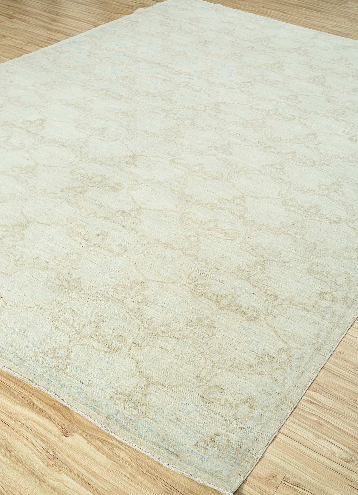 Wollteppich - 268 x 188 cm - creme