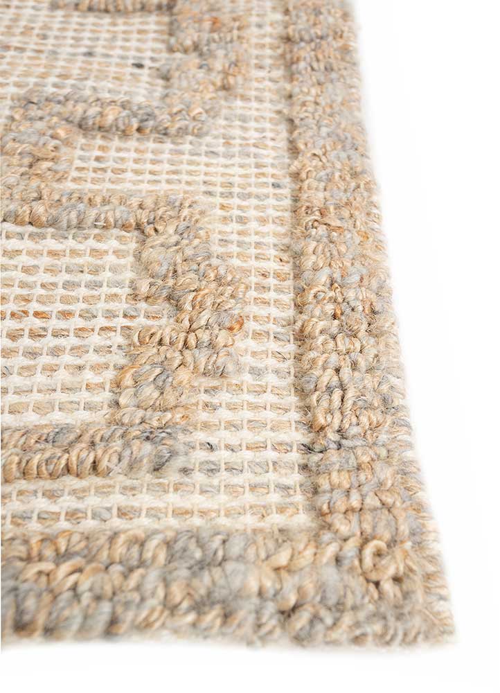 Juteteppich - 285 x 195 cm - hellbeige
