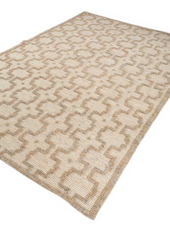 Juteteppich - 285 x 195 cm - hellbeige