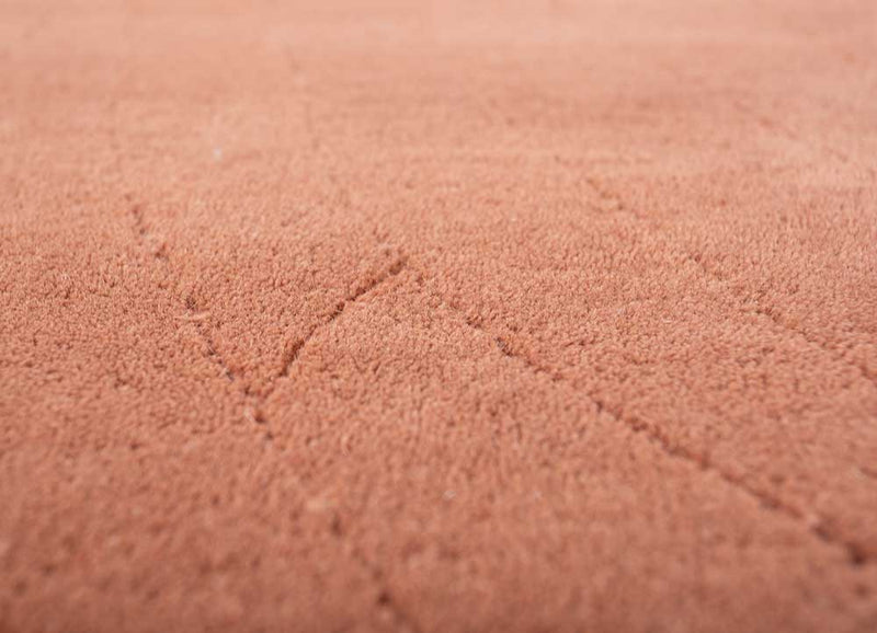 Wollteppich - 233 x 165 cm - orange