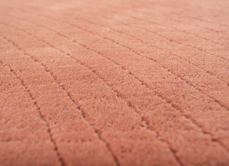 Wollteppich - 242 x 163 cm - orange