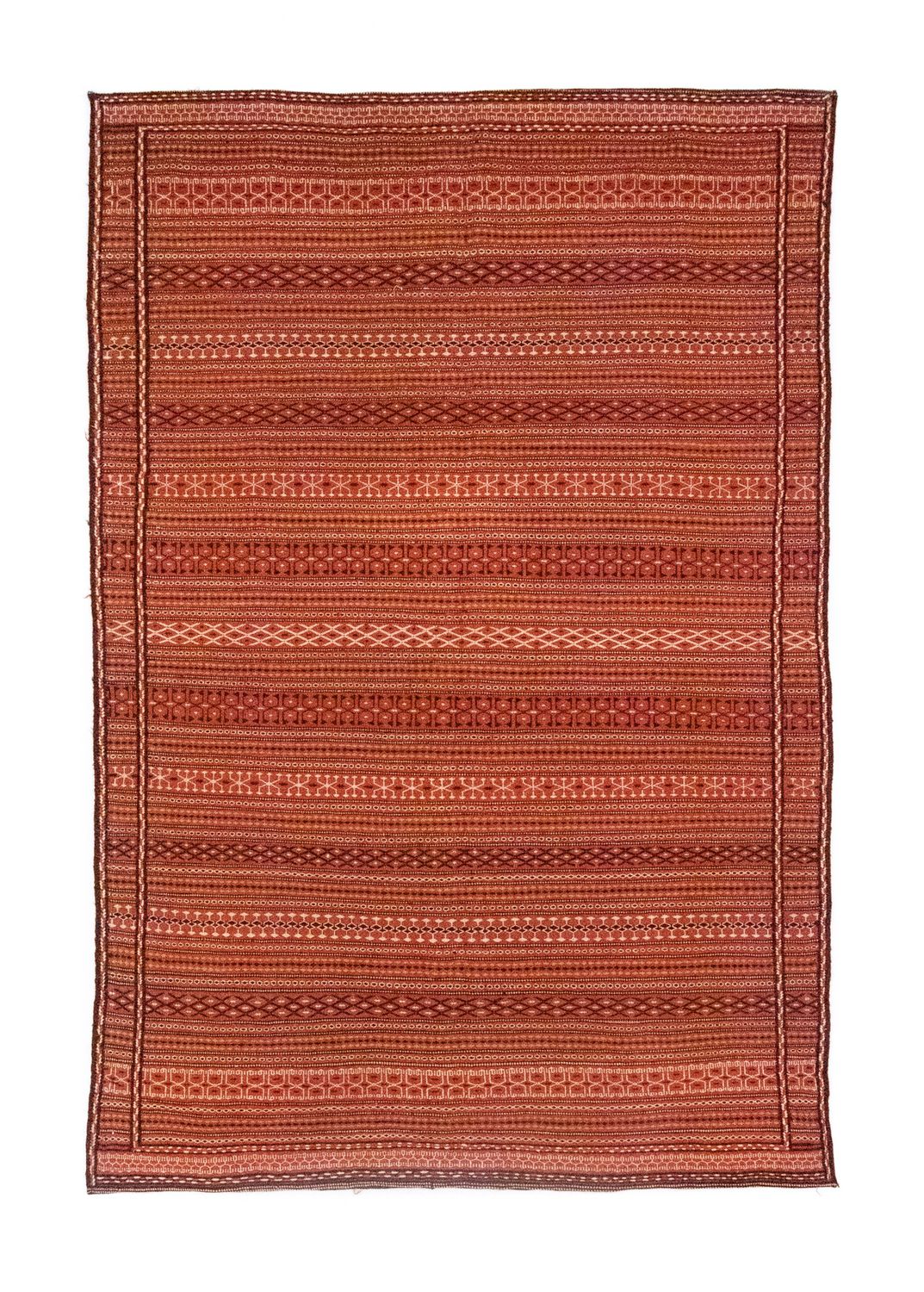 Kelim Teppich - Oriental 242 x 166 cm - braun