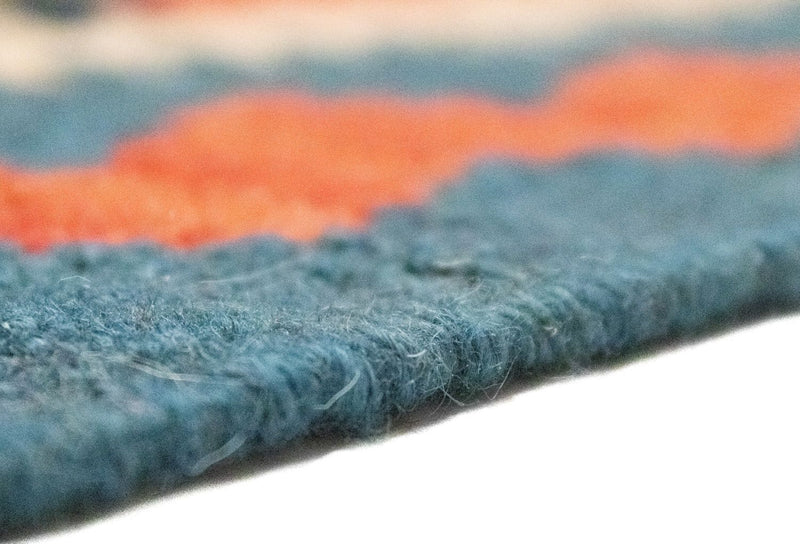 Kelim Teppich - Splash 90 x 64 cm - mehrfarbig