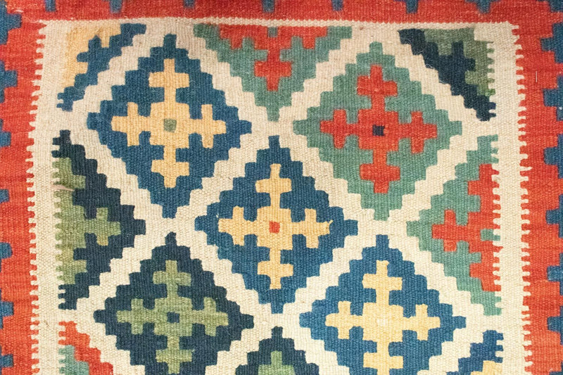 Kelim Teppich - Splash 90 x 63 cm