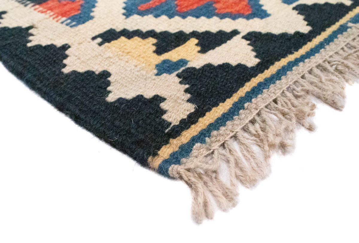 Kelim Teppich - Splash 88 x 63 cm - mehrfarbig