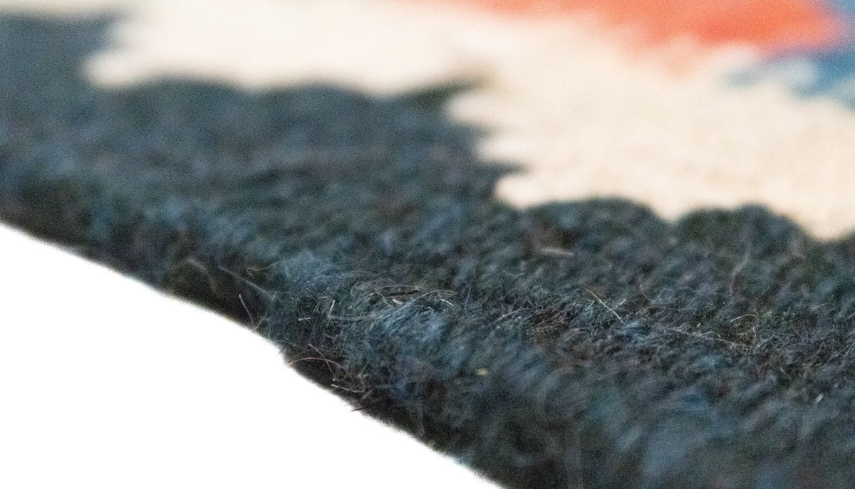 Kelim Teppich - Splash 88 x 63 cm - mehrfarbig