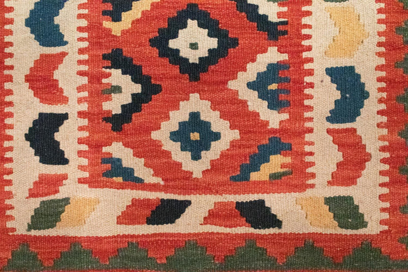 Kelim Teppich - Splash 95 x 65 cm - mehrfarbig