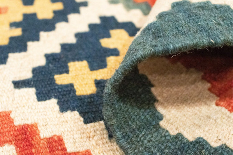 Kelim Teppich - Splash 89 x 67 cm - mehrfarbig