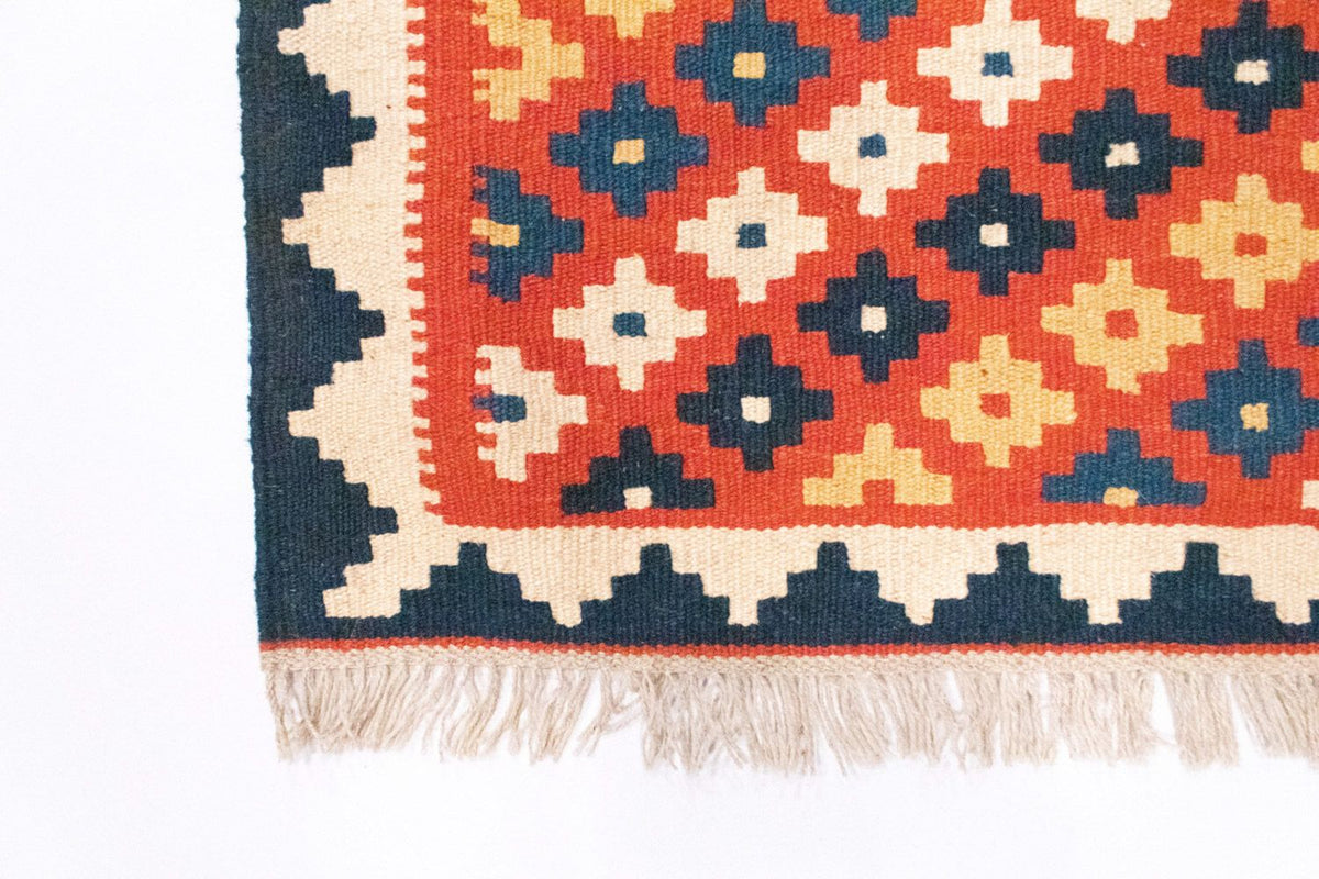 Kelim Teppich - Splash 98 x 65 cm - mehrfarbig