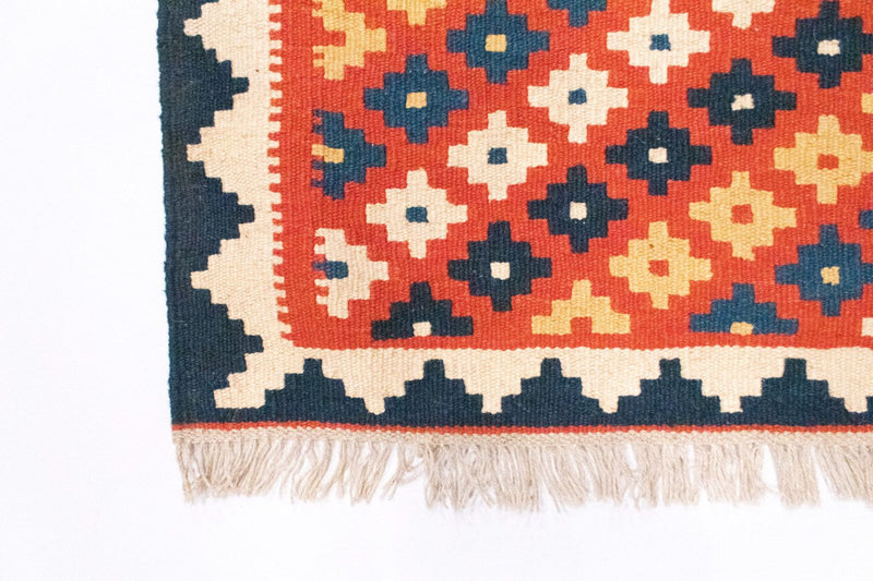 Kelim Teppich - Splash 98 x 65 cm - mehrfarbig