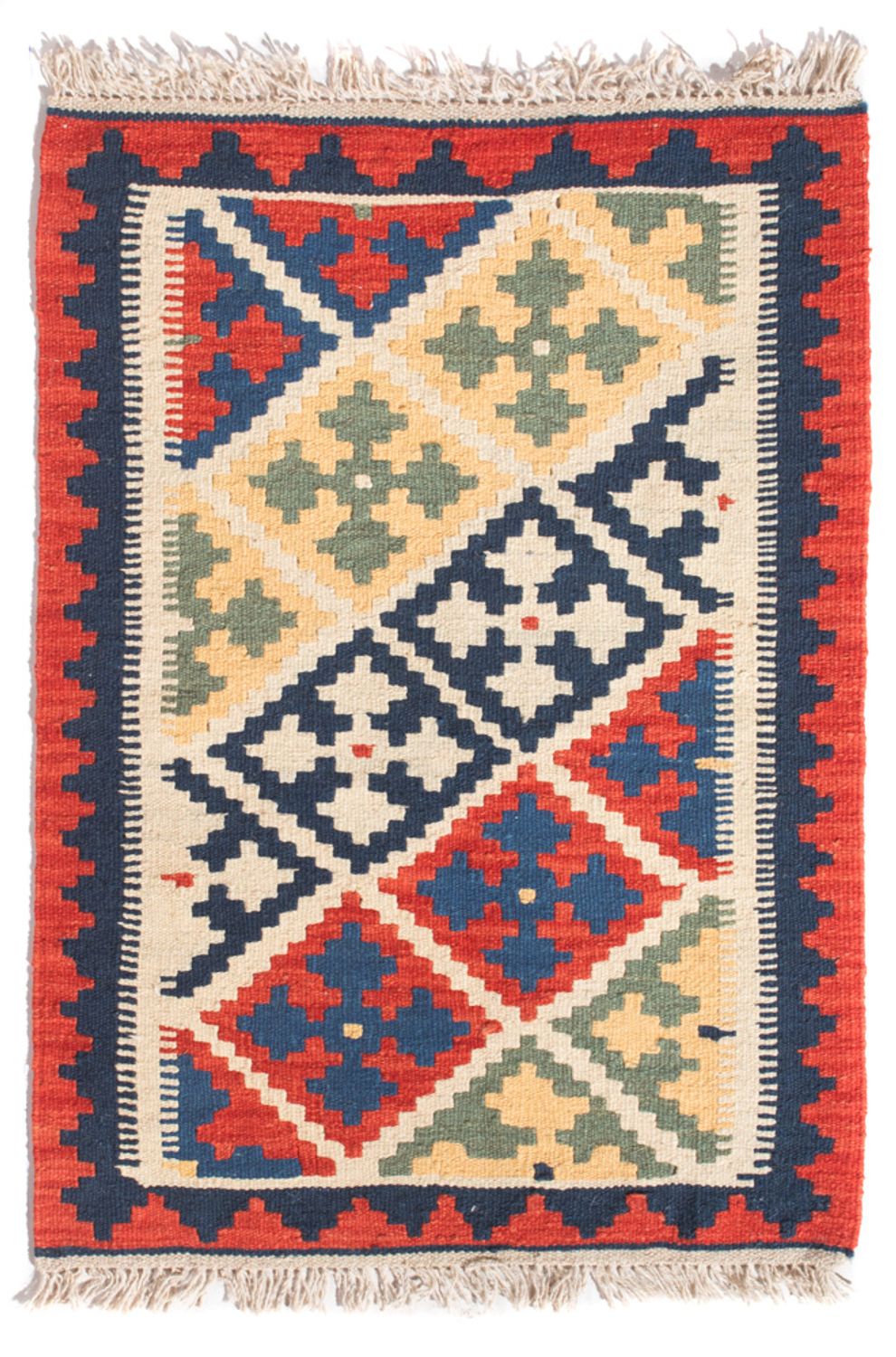 Kelim Teppich - Oriental - 93 x 63 cm - mehrfarbig