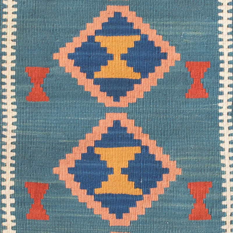 Kelim Teppich - Oriental - 96 x 63 cm - mehrfarbig