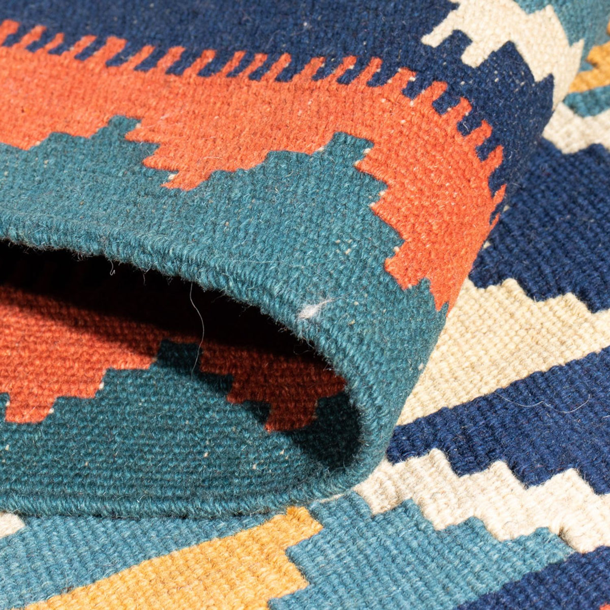 Kelim Teppich - Oriental - 87 x 57 cm - mehrfarbig