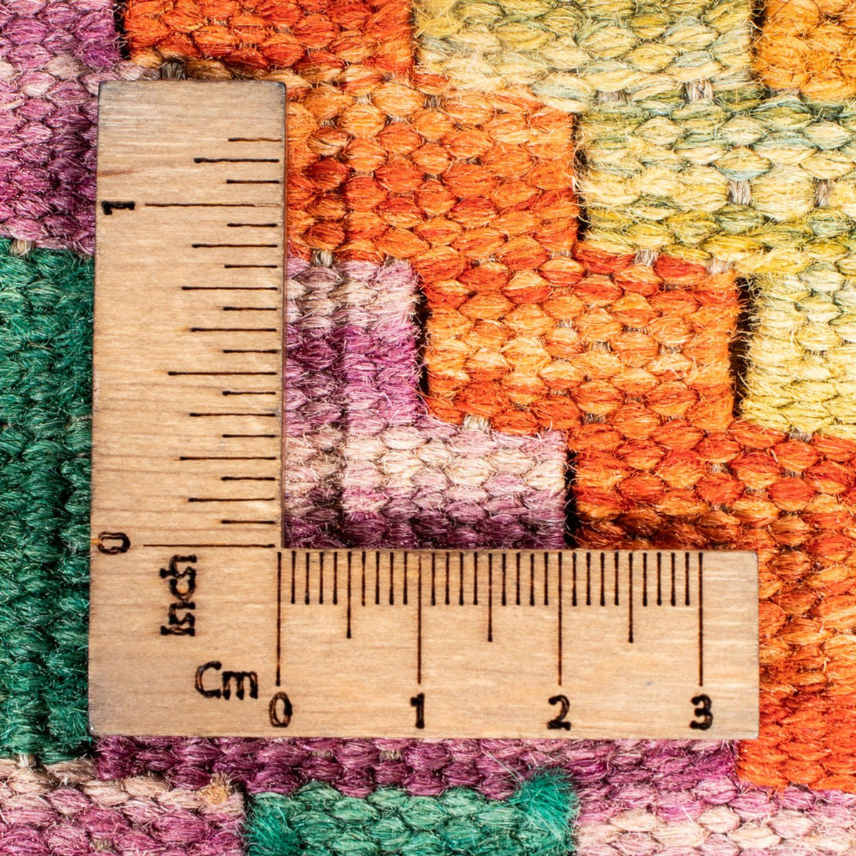 Läufer Kelim - Splash - 297 x 86 cm - mehrfarbig