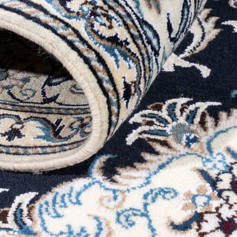 Perserteppich - Nain - 236 x 168 cm - dunkelblau