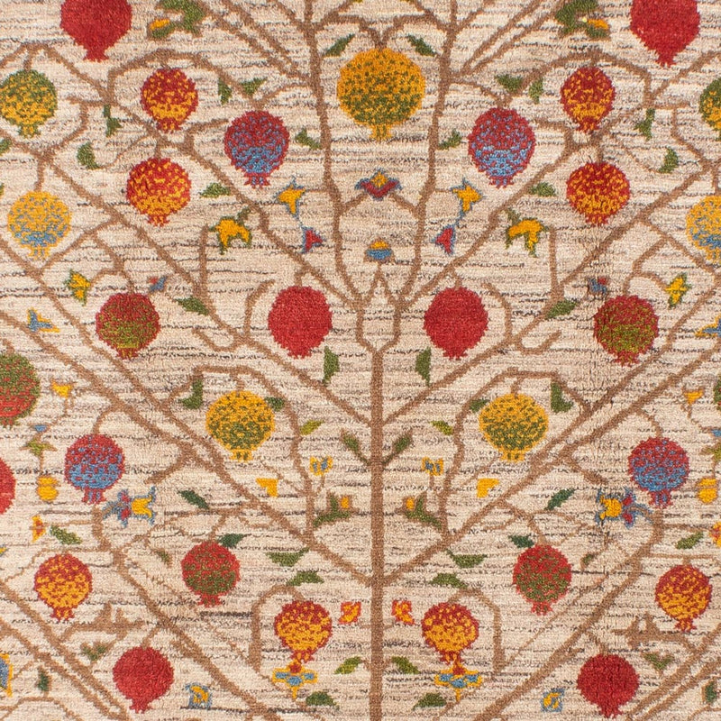 Gabbeh Teppich - Perser - 201 x 148 cm - natur