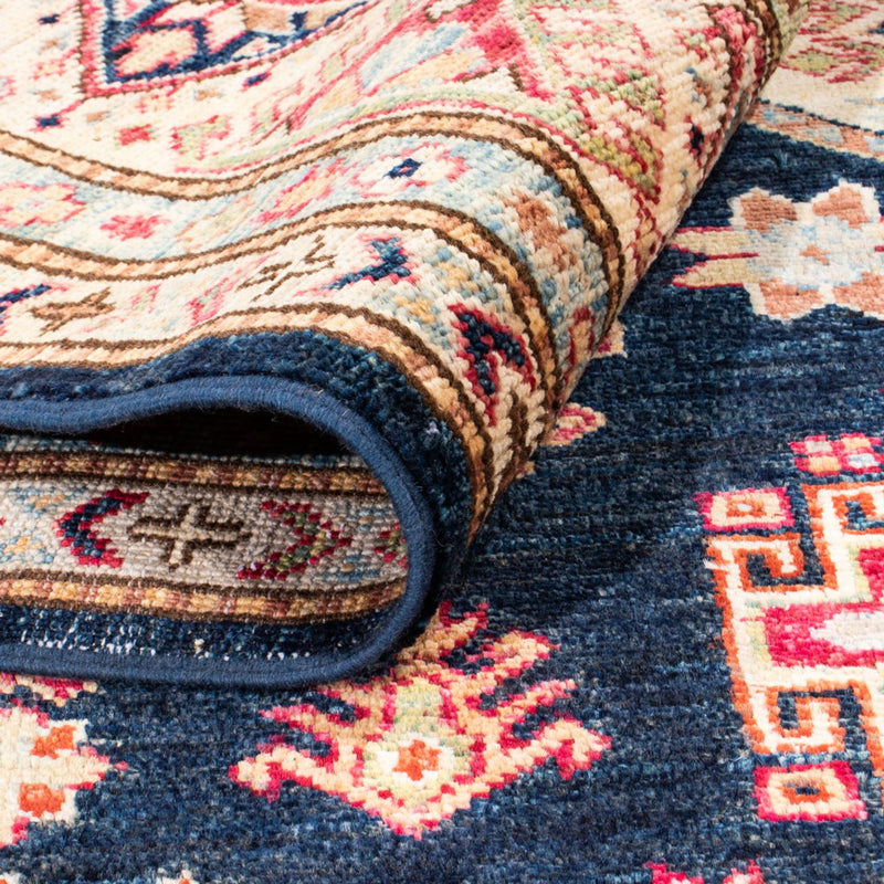 Ziegler Teppich - Kazak - 245 x 168 cm - dunkelblau