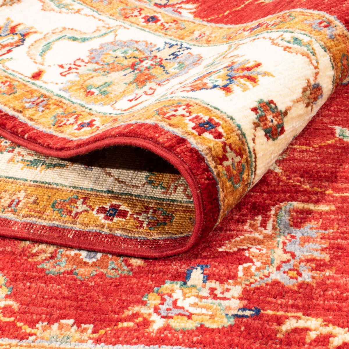 Ziegler Teppich - 202 x 155 cm - rot