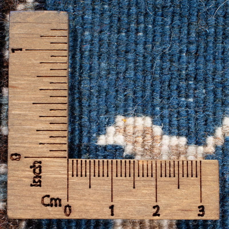 Läufer Perser - Nain - 198 x 78 cm - seeblau