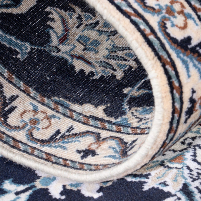 Läufer Perser - Nain - 210 x 79 cm - dunkelblau