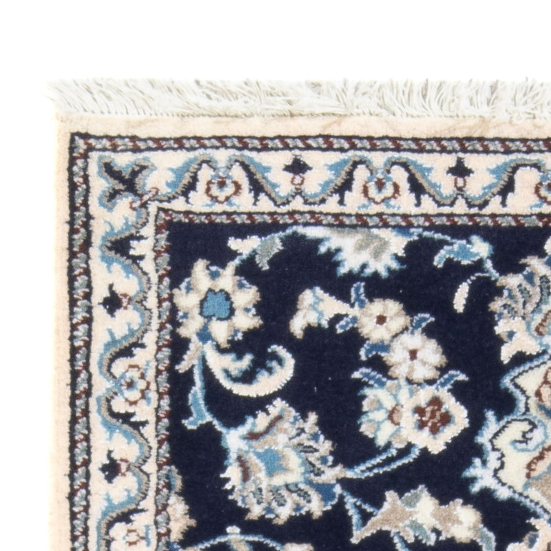 Läufer Perser - Nain - 197 x 77 cm - dunkelblau