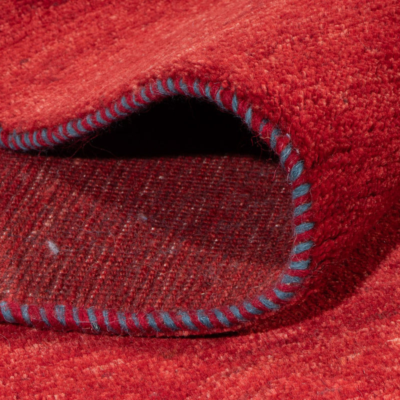 Gabbeh Teppich - Perser quadratisch  - 216 x 207 cm - rot