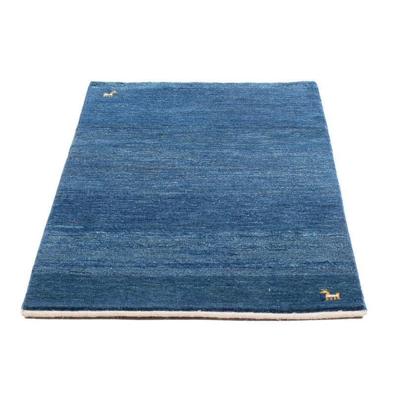 Gabbeh Teppich - Perser - 140 x 72 cm - seeblau