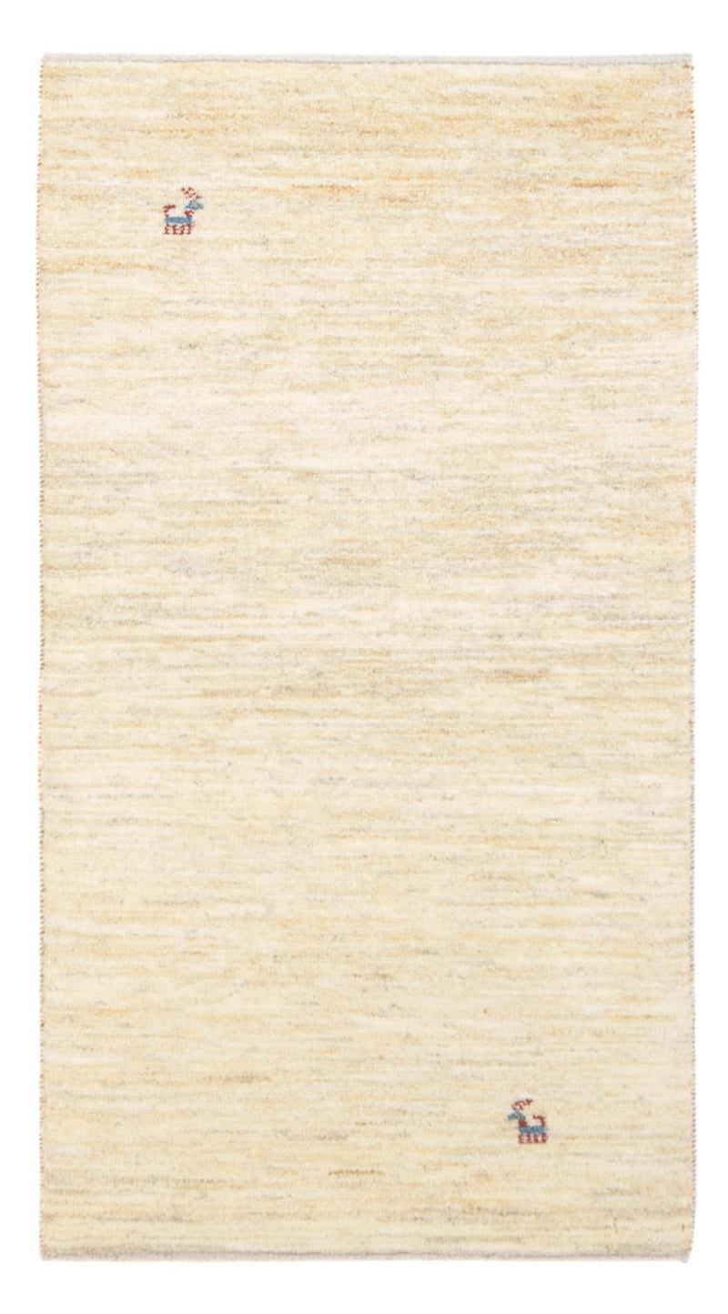 Gabbeh Teppich - Perser - 139 x 71 cm - hellbeige