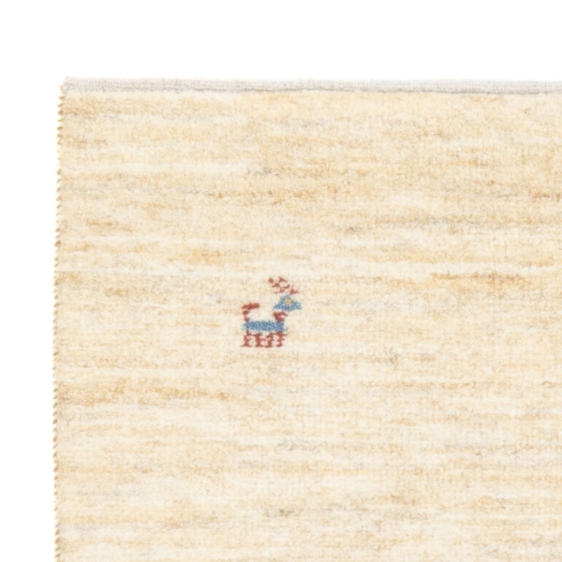 Gabbeh Teppich - Perser - 139 x 71 cm - hellbeige
