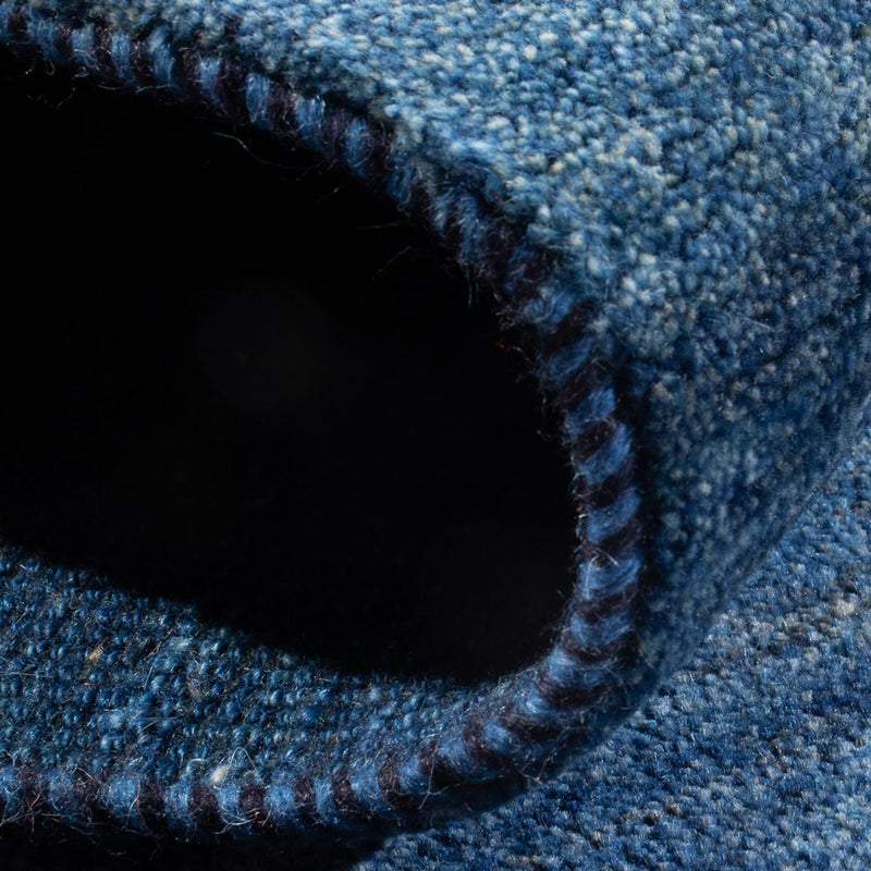 Gabbeh Teppich - Perser - 135 x 69 cm - seeblau