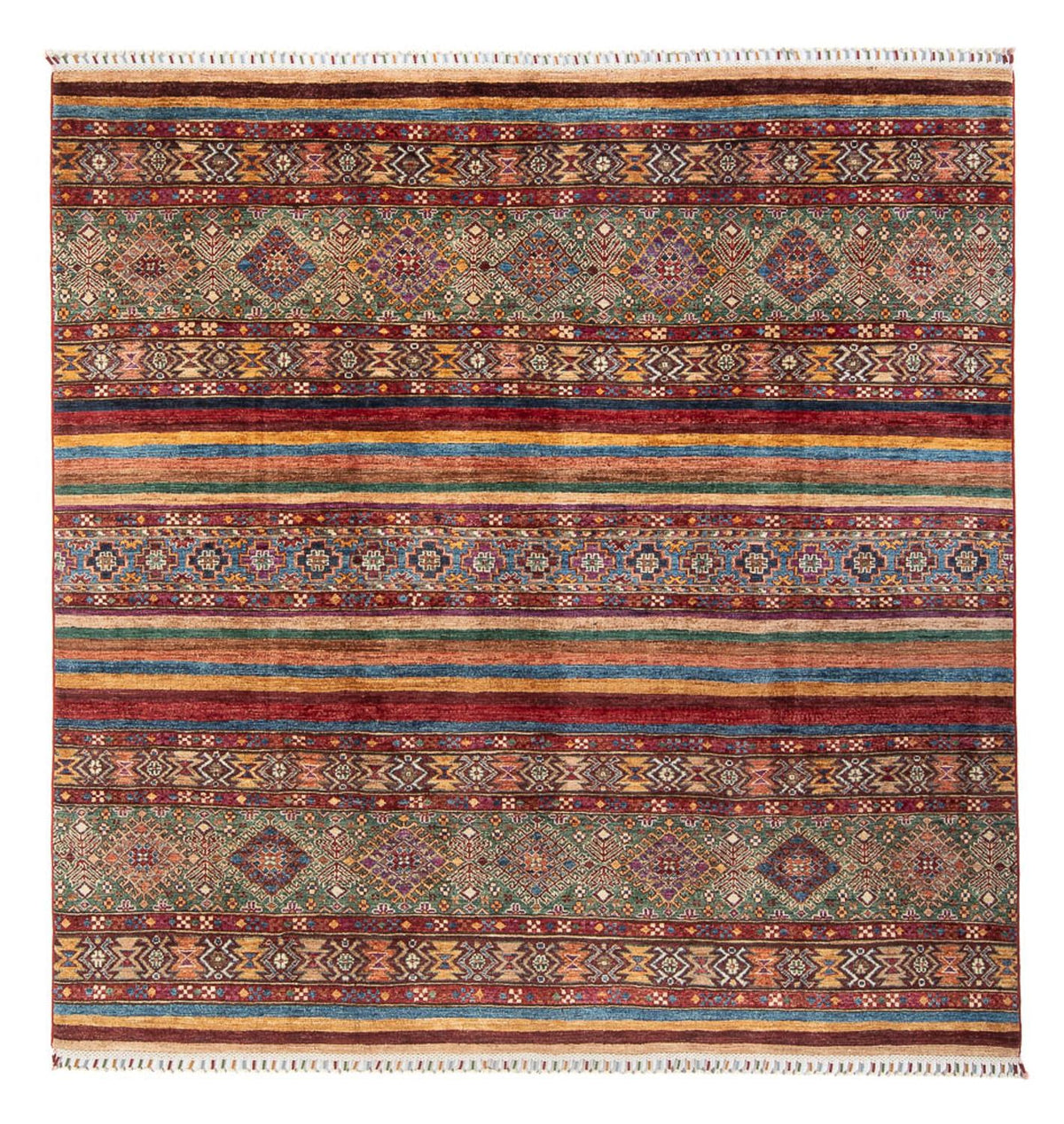 Ziegler Teppich - Shal quadratisch - 200 x 190 cm - mehrfarbig
