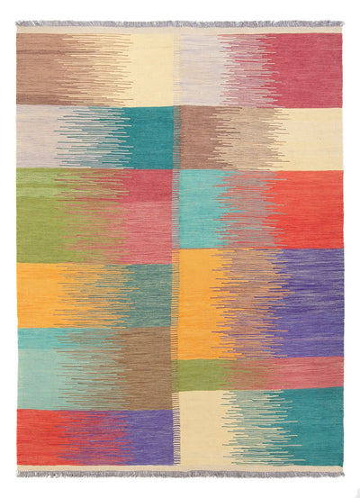 Kelim Modern Teppich 170x241cm - Wollteppich